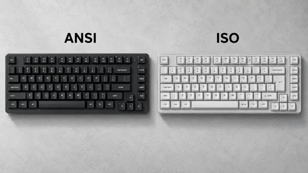 ANSI vs ISO - Keyboard Tester Online